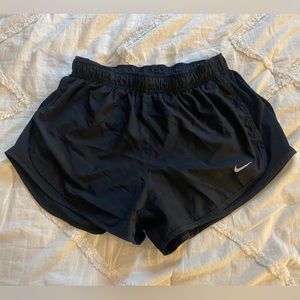 Nike black athletic shorts, built in underwear